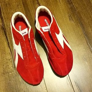 Red classic style Reebok sneakers